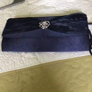 New evening bag navy blue